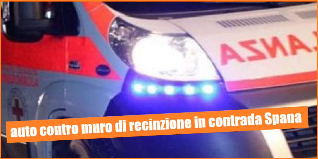 Scicli Auto Contro Muro Di Recinzione Sulla S P N Per Modica