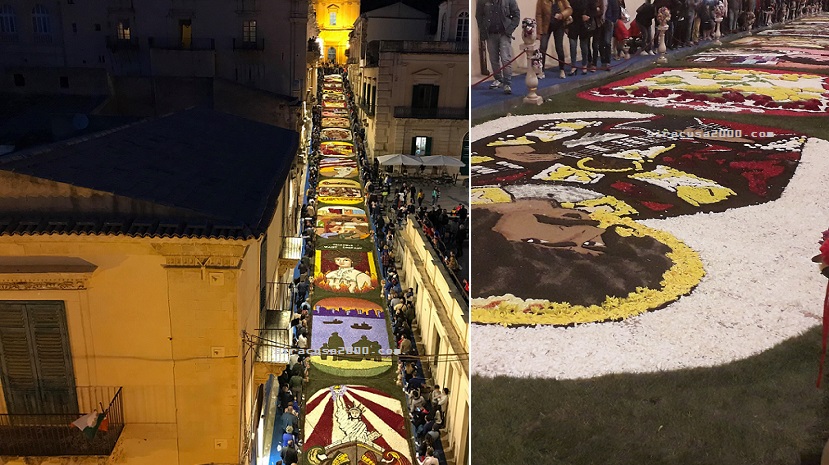 Noto, Il Tappeto Colorato Di Via Nicolaci Conquista Il Mondo. Un ...